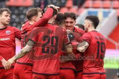 3. Liga; FC Ingolstadt 04 - TSV Havelse; Tor Jubel Treffer Ausgleich 1:1 Dennis Kaygin (10, FCI) Julian Kügel (29, FCI) Marcel Costly (22, FCI) Simon Lorenz (32, FCI) Max Besuschkow (17, FCI) Linus Rosenlöcher (19, FCI)