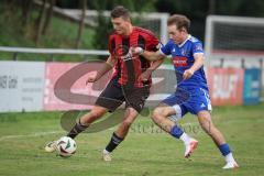 Kreisklasse - Saison 2026/27- TSV Kösching - SC Steinberg/Biberg - Christopher Lang rot Steinberg  - Benedikt Schneeberger rot Kösching - Foto: Meyer Jürgen