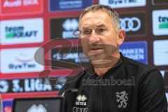 3. Liga; FC Ingolstadt 04 - MSV Duisburg; Pressekonferenz Interview Cheftrainer Achim Beierlorzer (FCI)