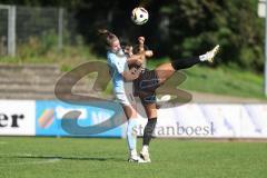 2. Bundesliga Frauen - Saison 2024/25 - FC Ingolstadt 04 Frauen - SG 99 Andernach - Magdalena Schwarz (Nr.23 - FCI Frauen) - Klyta Sarah blau Andernach - Foto: Meyer Jürgen