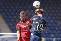3. Liga - Saison 2025/26 - TSG Hoffenheim II - FC Ingolstadt 04  - Yannick  Deichmann (Nr.20 - FCI) - Florian Bähr (Nr.39 - TSG Hoffenheim II) - Foto: Meyer Jürgen