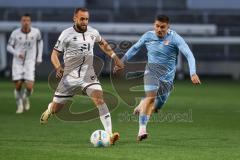 Toto-Pokal 2024; TürkGücü München - FC Ingolstadt 04; Zweikampf Kampf um den Ball David Kopacz (29, FCI)