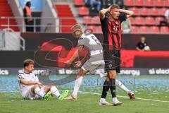 3. Liga; FC Ingolstadt 04 - SV Waldhof Mannheim; Benjamin Kanuric (8, FCI) ärgert sich Torchance verpasst