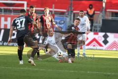 3. Liga - Saison 2024/25 - FC Ingolstadt 04 - 1. FC Saarbrücken - Benjamin Kanuric (Nr.8 - FCI) - XXXXX - Foto: Meyer Jürgen