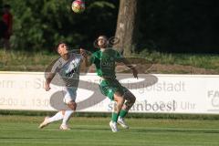 Testspiel - Saison 2025/26 - SV Manching - TSV Gaimersheim - Nico von Swiontek Brzezinski (Nr.17 - TSV Gaimersheim) - Daniel Schweiger (Nr.11 - SV Manching) - Foto: Meyer Jürgen