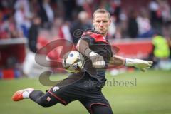 3. Liga; Energie Cottbus - FC Ingolstadt 04; vor dem Spiel Torwart Marius Funk (1, FCI)