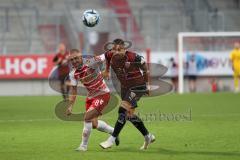 Toto-Pokal - Saison 2023/2024 - FC Ingolstadt 04 - Jahn Regensburg - Pascal Testroet (Nr.37 - FCI) - Andreas Geipl (Nr.8 - Regensburg) - Foto: Meyer Jürgen