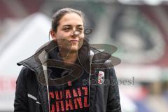 3. Liga; Hannover 96 II - FC Ingolstadt 04; vor dem Spiel Cheftrainerin Sabrina Wittmann (FCI)