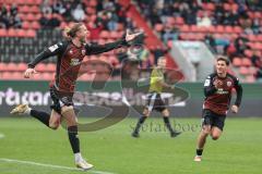 3. Liga; FC Ingolstadt 04 - MSV Duisburg; Vinko Šapina (41, FCI) Tor Jubel Treffer Ausgleich 1:1 Emre Gül (5, FCI)