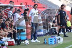 3. Liga; FC Ingolstadt 04 - SV Wehen Wiesbaden; an der Seitenlinie, Spielerbank Sportdirektor Ivica Grlic (FCI)