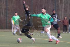 Bezirksliga - Saison 2025/26 - FC Fatih Ingolstadt - TSV 54 - DJK München - Giuliano Rubenbauer schwarz München - Faruk Rencber (Nr.20 - FC Fatih) - Foto: Meyer Jürgen