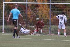 Bayernliga Nord - Saison 2026/27 - FC Ingolstadt 04 II - SV Fortuna Regensburg - Manuel Distl weiss FCI - Nicolas Köpper TW Regensburg -  Foto: Meyer Jürgen