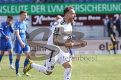 3. Liga; SV Meppen - FC Ingolstadt 04; Tor Jubel Treffer 0:1 Patrick Schmidt (9, FCI) mit dem Kopf