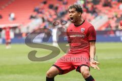 3. Liga; FC Ingolstadt 04 - SV Waldhof Mannheim; Yann Sturm (7, FCI) Tor Jubel Treffer 5:1, drittes Tor