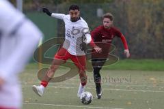 Bezirksliga - Saison 2024/25 - FC Fatih Ingolstadt - SpVgg Kammerberg - Akif Abasikeles (Nr.20 - FC Fatih) - Lukas Fladung rot Kammerberg - Foto: Meyer Jürgen