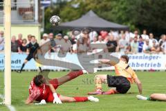 Toto-Pokal; SV Manching - FC Ingolstadt 04; Tor Jubel Treffer Jannik Mause (7, FCI) Torwart Thomas Obermeier