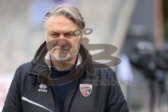 3. Liga; VfB Stuttgart 2 - FC Ingolstadt 04; vor dem Spiel Geschäftsführers Dietmar Beiersdorfer (FCI Sport Kommunikation)