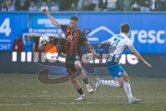 3. Liga; FC Hansa Rostock - FC Ingolstadt 04; Zweikampf Kampf um den Ball Ryan Malone (16, FCI) Rossipal Alexander (21 HR)