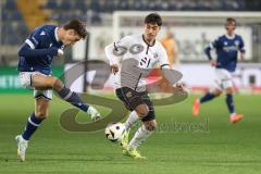 3. Liga; Arminia Bielefeld - FC Ingolstadt 04; Großer Maximilian (19 AB) Deniz Zeitler (38, FCI)