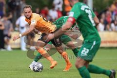 Toto-Pokal; SV Manching - FC Ingolstadt 04; Zweikampf Kampf um den Ball David Kopacz (29, FCI)