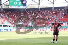 DFB-Pokal; FC Ingolstadt 04 - 1. FC Kaiserslautern; Freistoß Niclas Dühring (18, FCI)