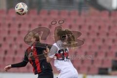 2. Bundesliga Frauen - Saison 2025/26 - FC Ingolstadt 04 Frauen - VFB Stuttgart  - Nina Penzkofer (Nr.29 - FC Ingolstadt Frauen I) - Dongus Tamar weiss Stuttgart - Foto: Meyer Jürgen