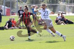 2. Bundesliga Frauen - Saison 2024/25 - FC Ingolstadt 04 Frauen - SCR Altach - Magdalena Schwarz (Nr.23 - FCI Frauen) - Albrecht Selina weiss Altach - Foto: Meyer Jürgen