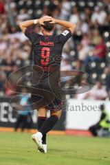 3. Liga - Saison 2025/26 - VFB Stuttgart II - FC Ingolstadt 04  - Mads Borchers (Nr.9 - FC Ingolstadt 04) enttäuscht - XXXXX - Foto: Meyer Jürgen
