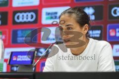 3. Liga; FC Ingolstadt 04 - Alemannia Aachen; Pressekonferenz Interview Cheftrainerin Sabrina Wittmann (FCI)