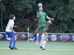 Landesliga - Saison 2026/27 - SV Manching - SC Olching - Maximilian Eberwein (Nr.4 - SV Manching) - Sostmann Jan weiss Olching - Foto: Meyer Jürgen
