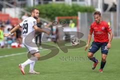 3. Liga; SpVgg Unterhaching - FC Ingolstadt 04; David Kopacz (29, FCI) Skarlatidis Simon (30 SpVgg)