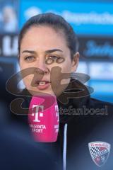 3. Liga; TSV 1860 München - FC Ingolstadt 04; Interview Cheftrainerin Sabrina Wittmann (FCI)