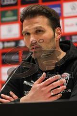 3. Liga; FC Ingolstadt 04 - TSV 1860 München; Pressekonferenz Cheftrainer Guerino Capretti (FCI)