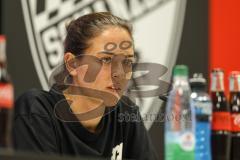 3. Liga; FC Ingolstadt 04 - SV Wehen Wiesbaden; Interview Pressekonferenz Cheftrainerin Sabrina Wittmann (FCI)