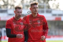 3.Liga - Saison 2023/2024 - SC Verl - FC Ingolstadt 04 - Jannik Mause (Nr.7 - FCI) - Julian  Klügl (Nr.31 - FCI) -  - Foto: Meyer Jürgen