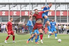 3. Liga; Testspiel; FC Ingolstadt 04 - 1. FC Heidenheim; Zweikampf Kampf um den Ball Jasper Maljojoki (23, FCI) Mainka Patrick (6 HDH) Marko Zrilic (41, HDH)