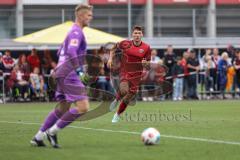 3. Liga; Testspiel; FC Ingolstadt 04 - 1. FC Heidenheim; Torwart Müller Kevin (1 HDH) Mads Borchers (9, FCI)