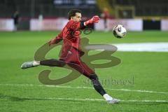 3. Liga; SSV Ulm - FC Ingolstadt 04; vor dem Spiel Torwart Kai Eisele (25, FCI)