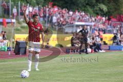 Toto-Pokal; Finale; FV Illertissen - FC Ingolstadt 04; Freistoß Marcel Costly (22, FCI)