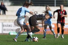 2. Bundesliga Frauen - Saison 2024/25 - FC Ingolstadt 04 Frauen - SG 99 Andernach - Ivana Slipcevic (Nr.8 - FCI Frauen) - Krump Leonie blau Andernach - Foto: Meyer Jürgen