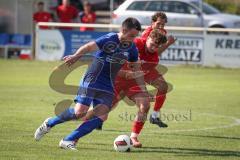 Kreisliga - Saison 2026/27- TSV Großmehring - SV Zuchering - Sebastian Eisenberger blau Großmehring - Simon Böhringer rot Zuchering - Foto: Meyer Jürgen