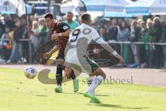 3. Liga; Testspiel; FC Ingolstadt 04 - Borussia Mönchengladbach;  Ryan Malone (16, FCI) Honorat Franck (9 BMG)