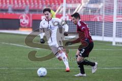 Testspiel; 1. FC Nürnberg - FC Ingolstadt 04 - Zweikampf Kampf um den Ball Tim Heike (9, FCI) Danilo Soares (3 FCN)