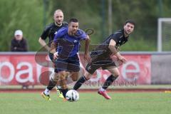 Kreisklasse - Saison 2025/26- TSV Ingolstadt Nord - MTV Ingolstadt - Tiago Joia Tavares lila MTV - Ali Gündogan schwarz Ing Nord - Erkan Uysal schwarz Ing Nord  links - Foto: Meyer Jürgen