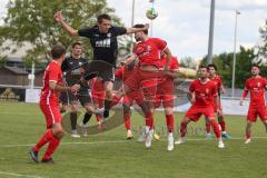 Bezirksliga - Saison 2024/25- TSV Gaimersheim - FC Fatih Ingolstadt - Michael Graßl (Nr.18 - TSV Gaimersheim) - Ugur Genc rot Fatih - Foto: Meyer Jürgen