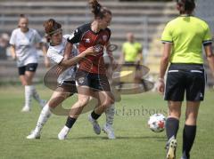 2. Bundesliga Frauen - Saison 2026/27  - FC Ingolstadt 04 Frauen - 1.FCC Turbine Potsdam - Stefanie Reischmann (Nr.24 - FCI Frauen) - Kubo Mariko weiss Potsdam - Foto: Meyer Jürgen