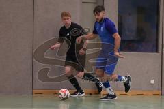 Hallenturnier Ingolstadt Nord - Saison 2024/25 - SV Pulling - SV Oberstimm - Jonas Weidinger blau Oberstimm  - XXXXX - Foto: Meyer Jürgen