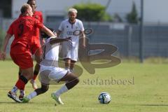 Bayernliga Nord - Saison 2024/25 - FC Ingolstadt 04 II - ASV Neumarkt - Schoen Leon rot Neumarkt - Said Souleymane (Nr.17 - FCI U21) - Foto: Meyer Jürgen