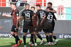 3. Liga; FC Ingolstadt 04 - SSV Ulm 1846; Tor Jubel Treffer Julian Kügel (31, FCI) Jannik Mause (7, FCI) Moritz Seiffert (23, FCI) Ryan Malone (16, FCI) Felix Keidel (43, FCI) Mladen Cvjetinovic (19, FCI)