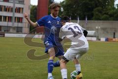 Kreisklasse - Saison 2025/26- MTV Ingolstadt - VFB Kipfenberg - Saad Almatar weiss MTV - Jonas Gößl blau Kipfenberg - Foto: Meyer Jürgen